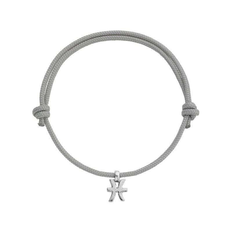 Silver Pisces Mini Horoscope Sailing Rope