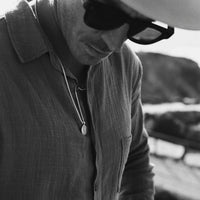 Silver Medium Roman Coin Necklace