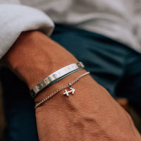 Silver Sagittarius Mini Horoscope Chain Bracelet