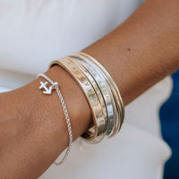 Silver Sagittarius Mini Horoscope Chain Bracelet