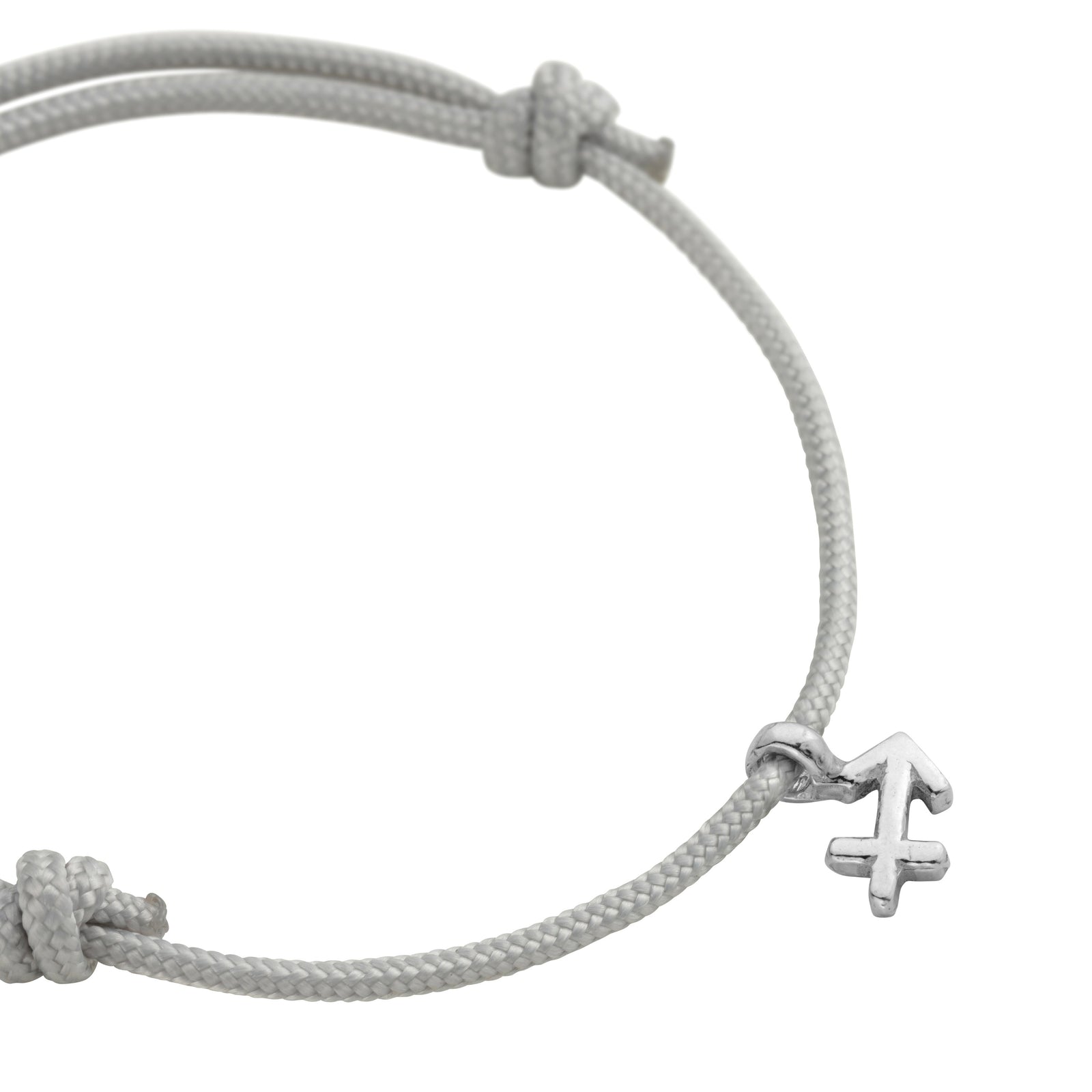 Silver Sagittarius Mini Horoscope Sailing Rope