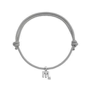 Silver Scorpio Mini Horoscope Sailing Rope