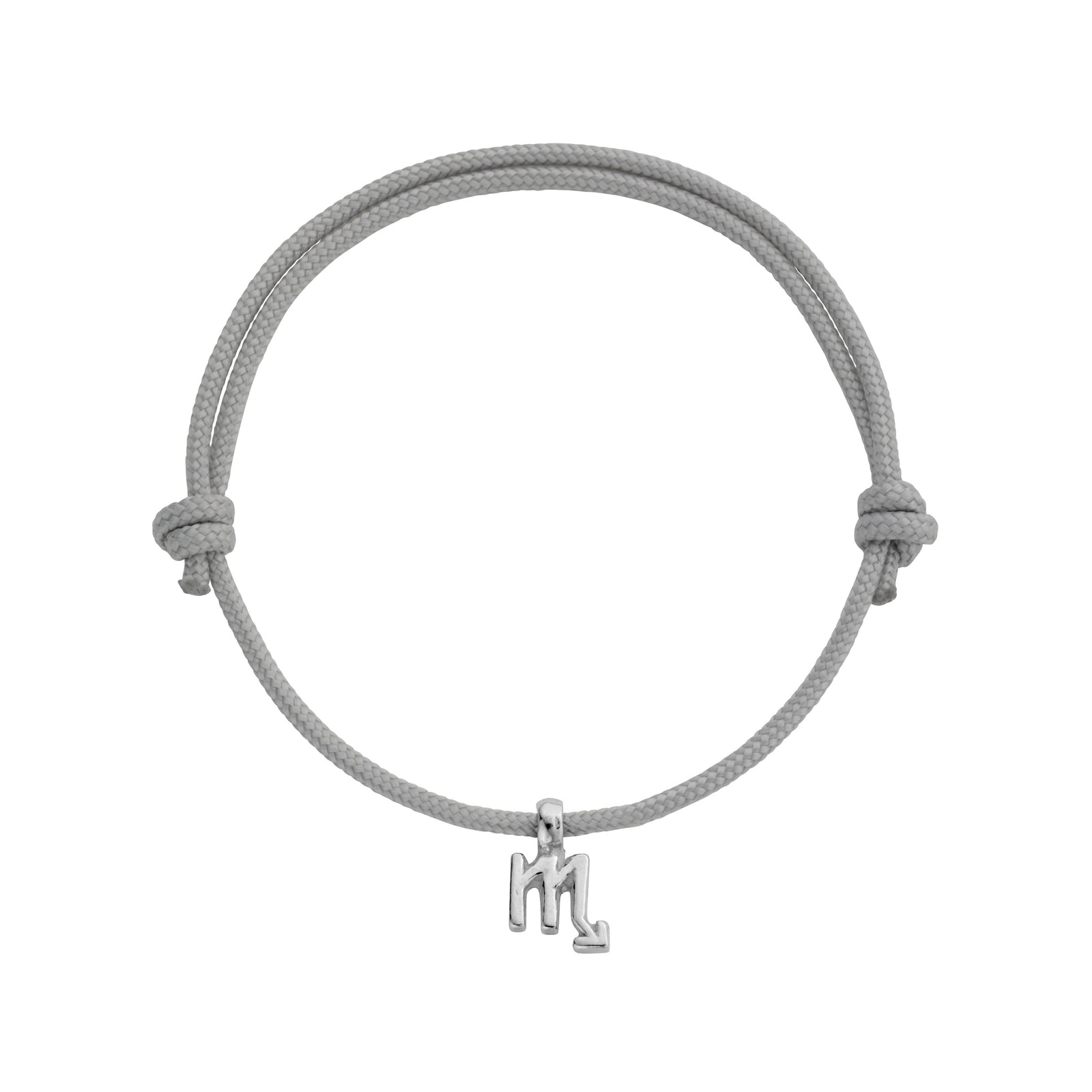 Silver Scorpio Mini Horoscope Sailing Rope