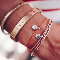 Silver Smiley Face Cord Bracelet