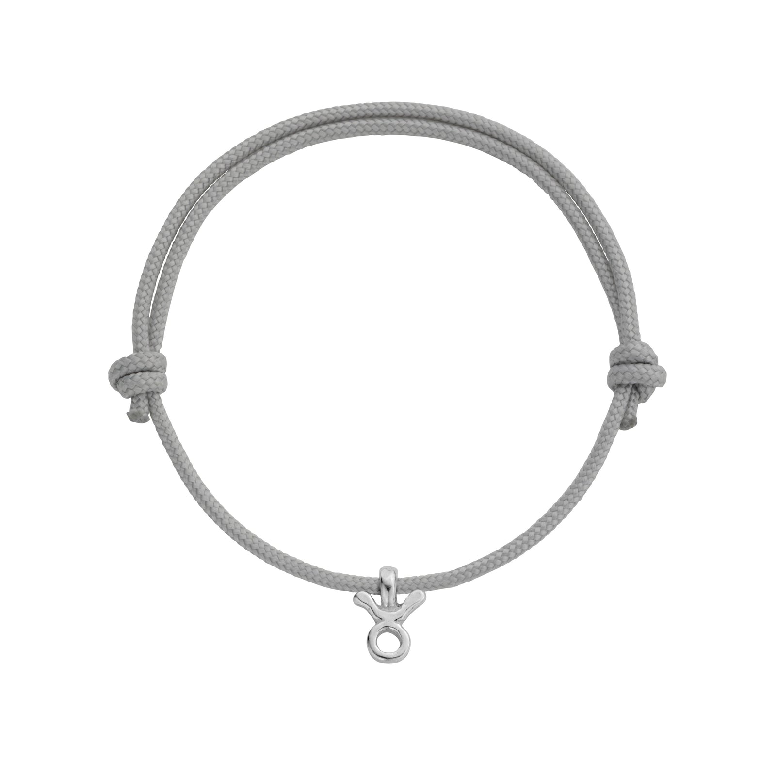 Silver Taurus Mini Horoscope Sailing Rope