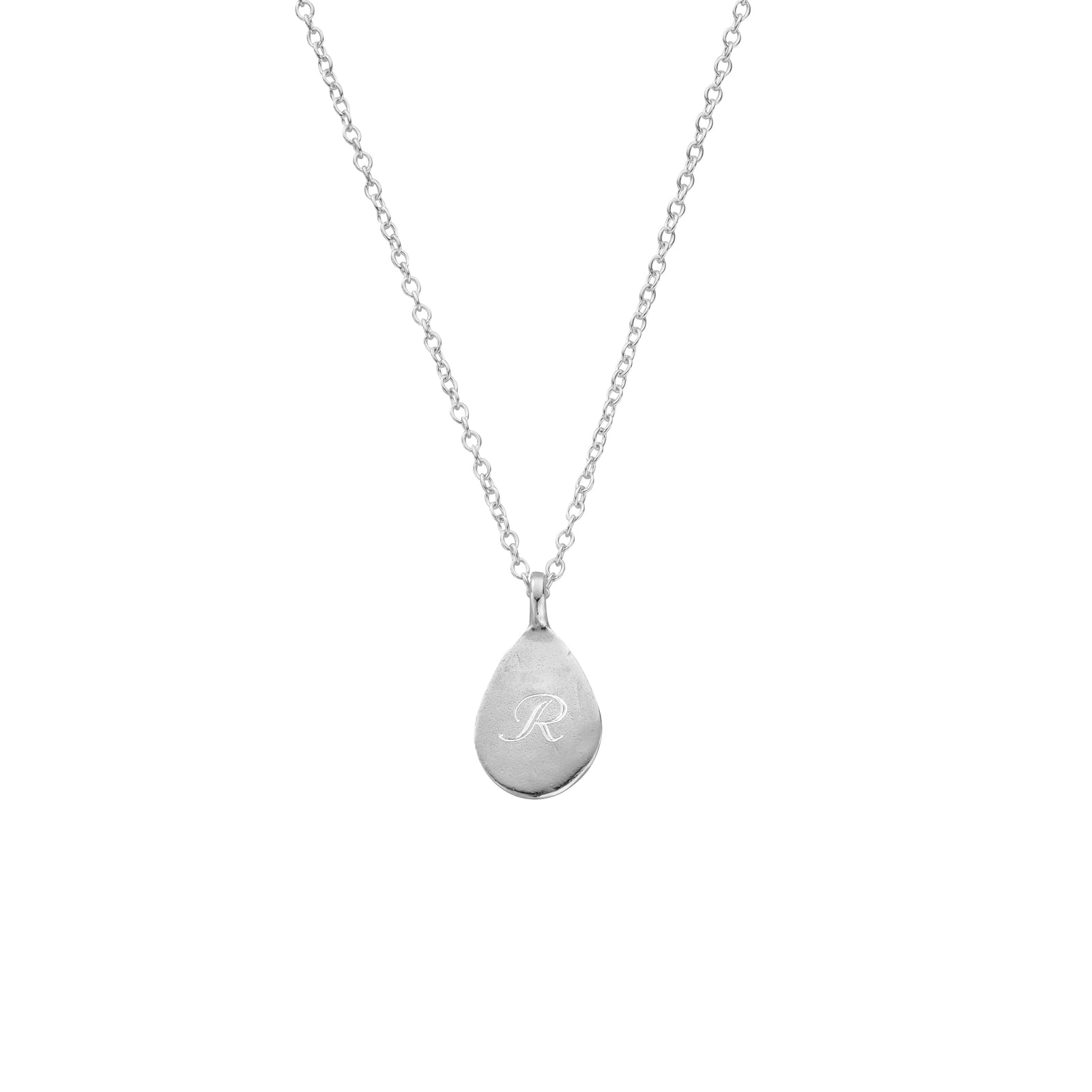 Silver Teardrop Necklace