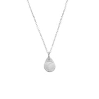 Silver Teardrop Necklace