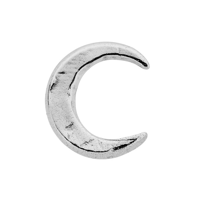 Silver Tiny Moon Single Ear Charm