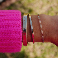 Silver Tiny Trace Chain Bracelet