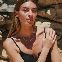 Silver Tiny Trace Chain Necklace