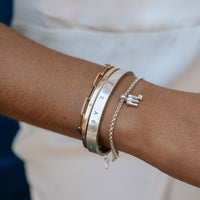 Silver Virgo Mini Horoscope Chain Bracelet