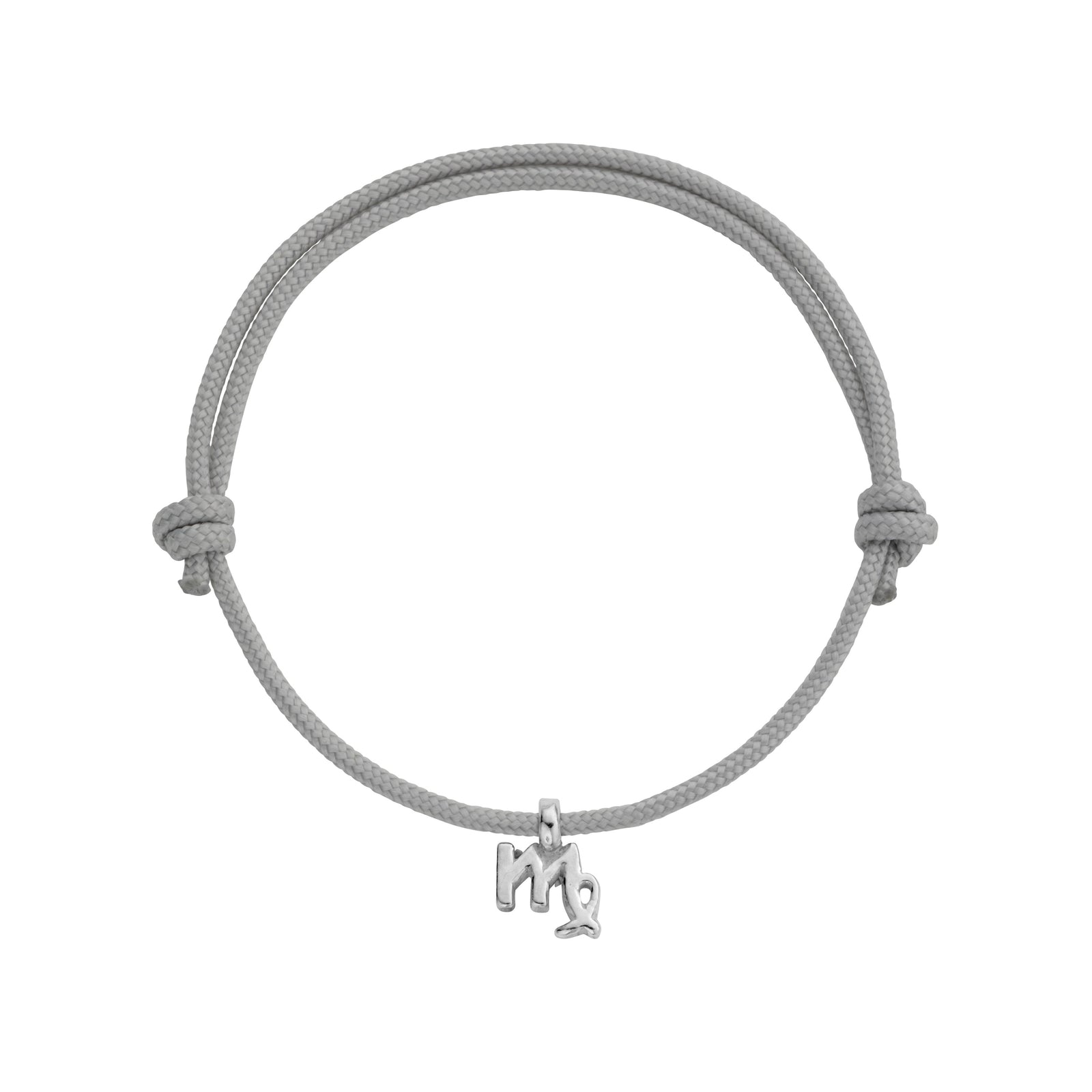 Silver Virgo Mini Horoscope Sailing Rope