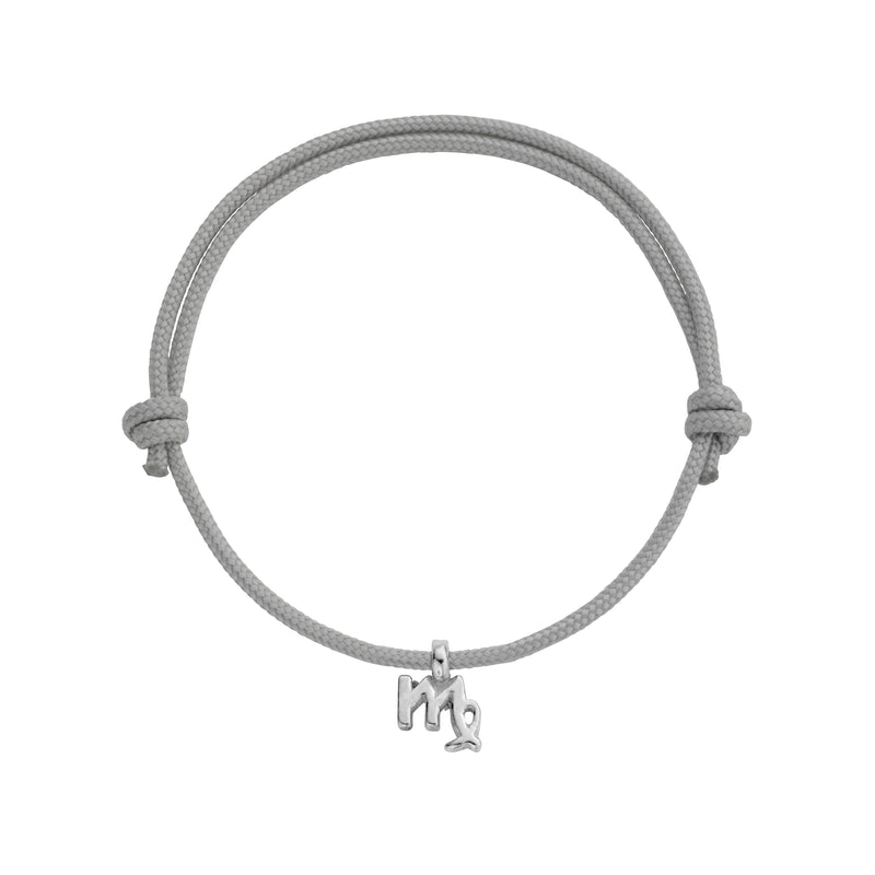 Silver Virgo Mini Horoscope Sailing Rope