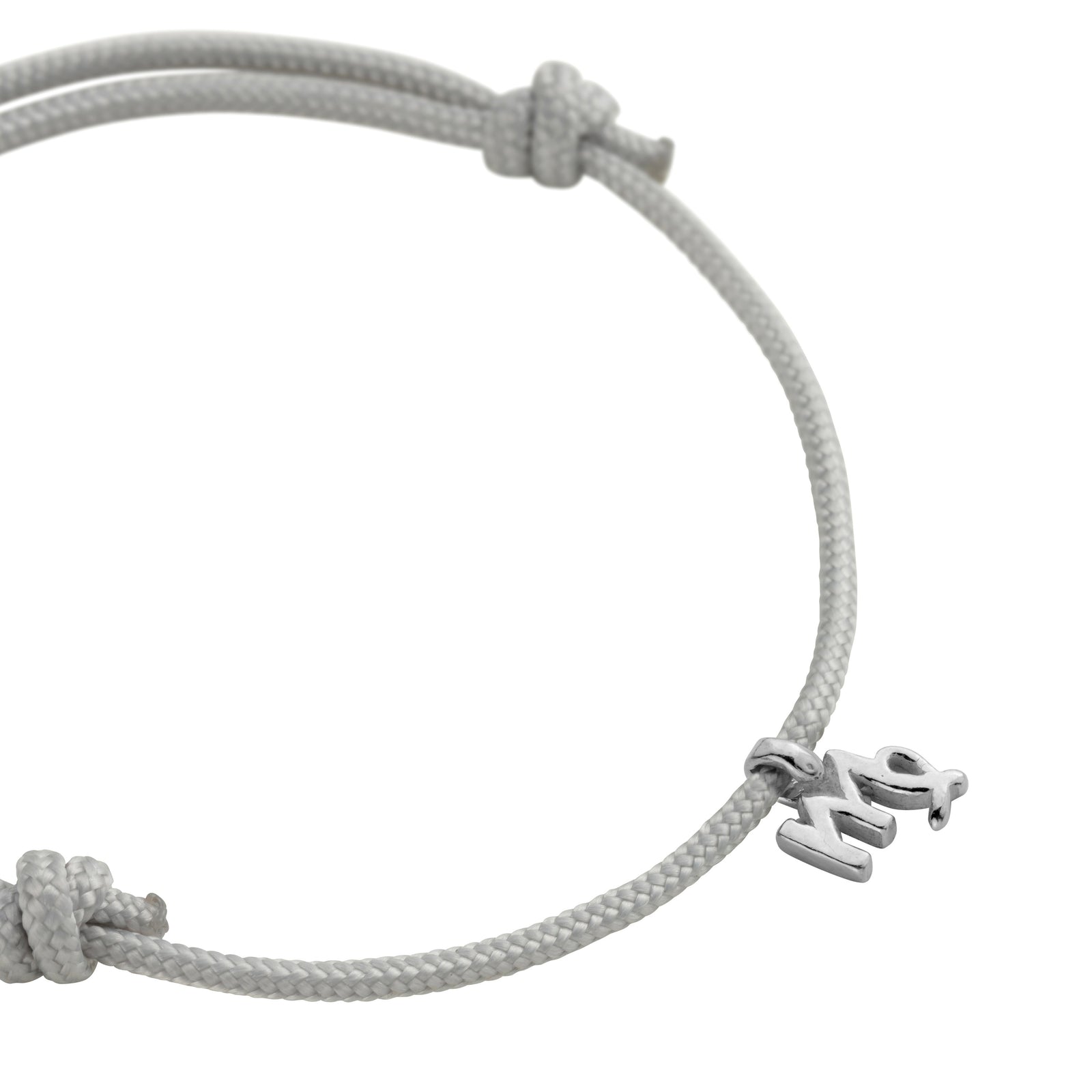 Silver Virgo Mini Horoscope Sailing Rope