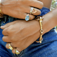 Silver V Ring