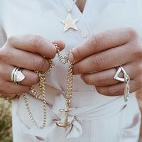 Silver V Ring