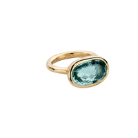 SKORPIOS Gold Aquamarine Ring