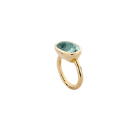 SKORPIOS Gold Aquamarine Ring