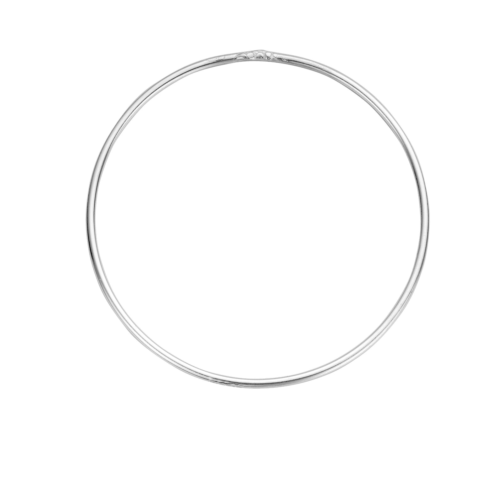 Unhallmarked - Silver Plain Mini Stack Bangle