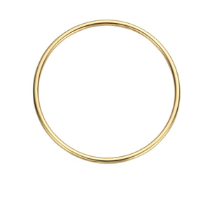 Unhallmarked - Gold Plain Maxi Stack Bangle