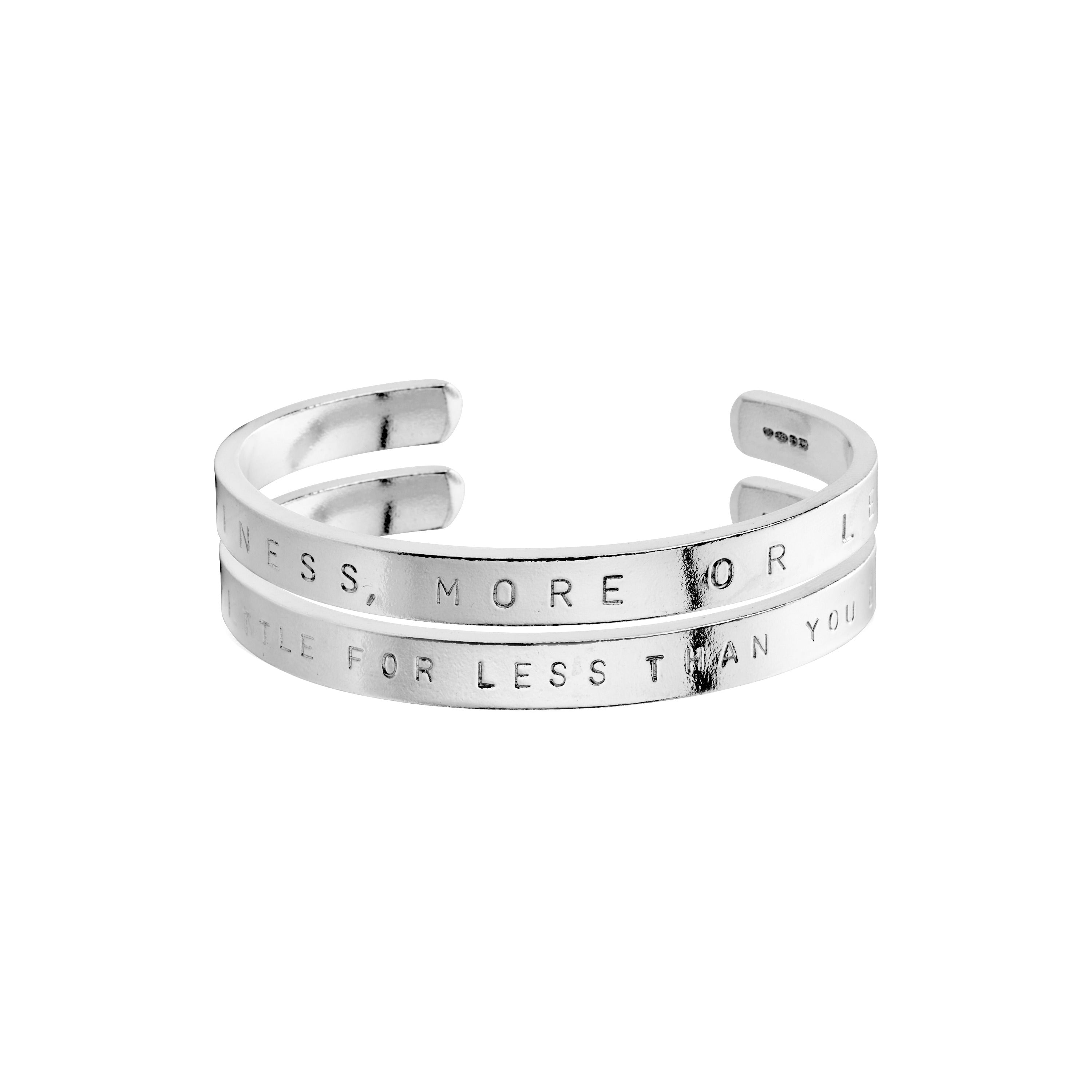 Silver Luxury Signature Bangle