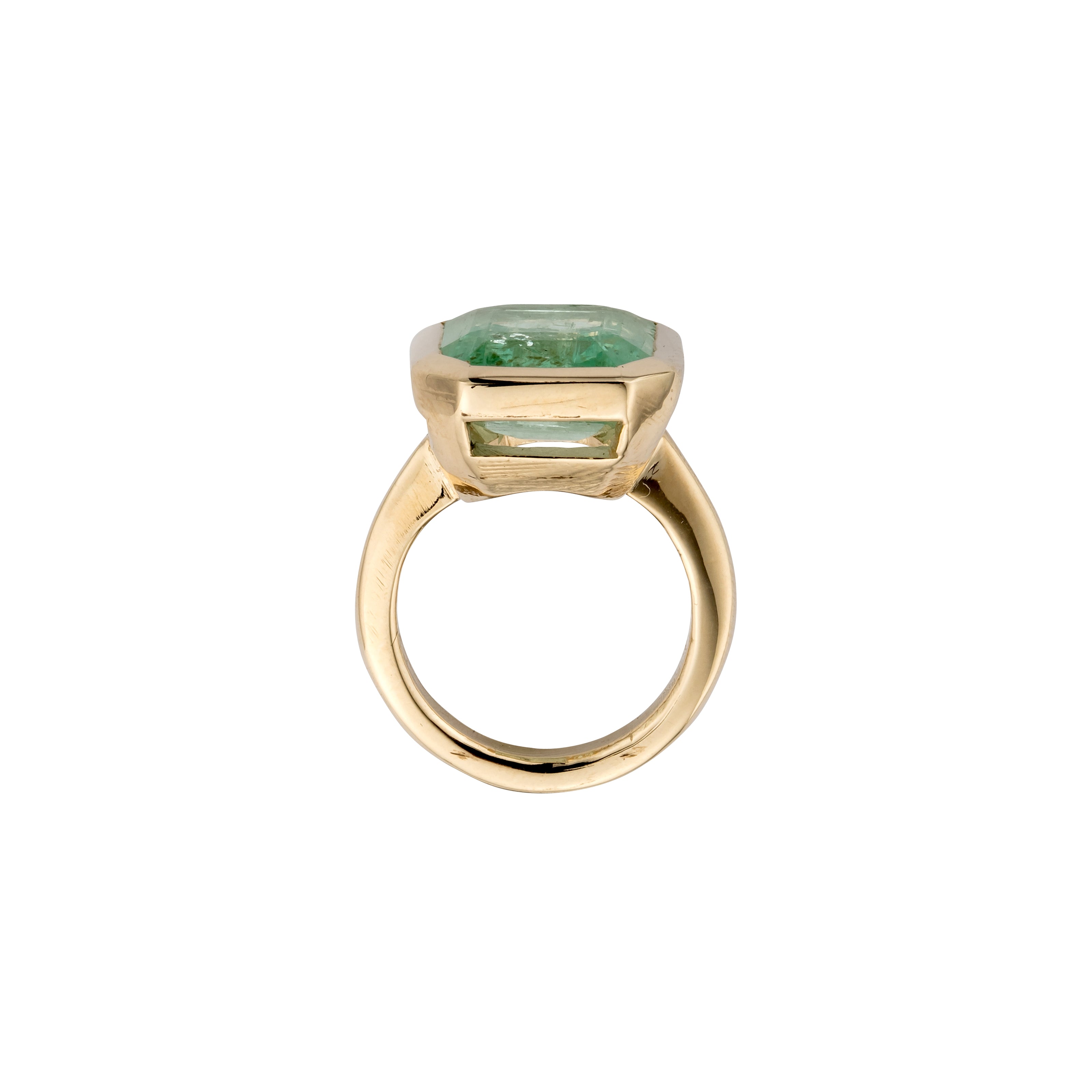 THEIDA Gold Emerald Ring
