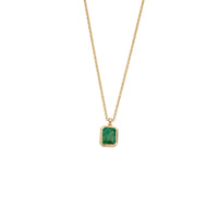 TATIANA Gold Emerald Necklace