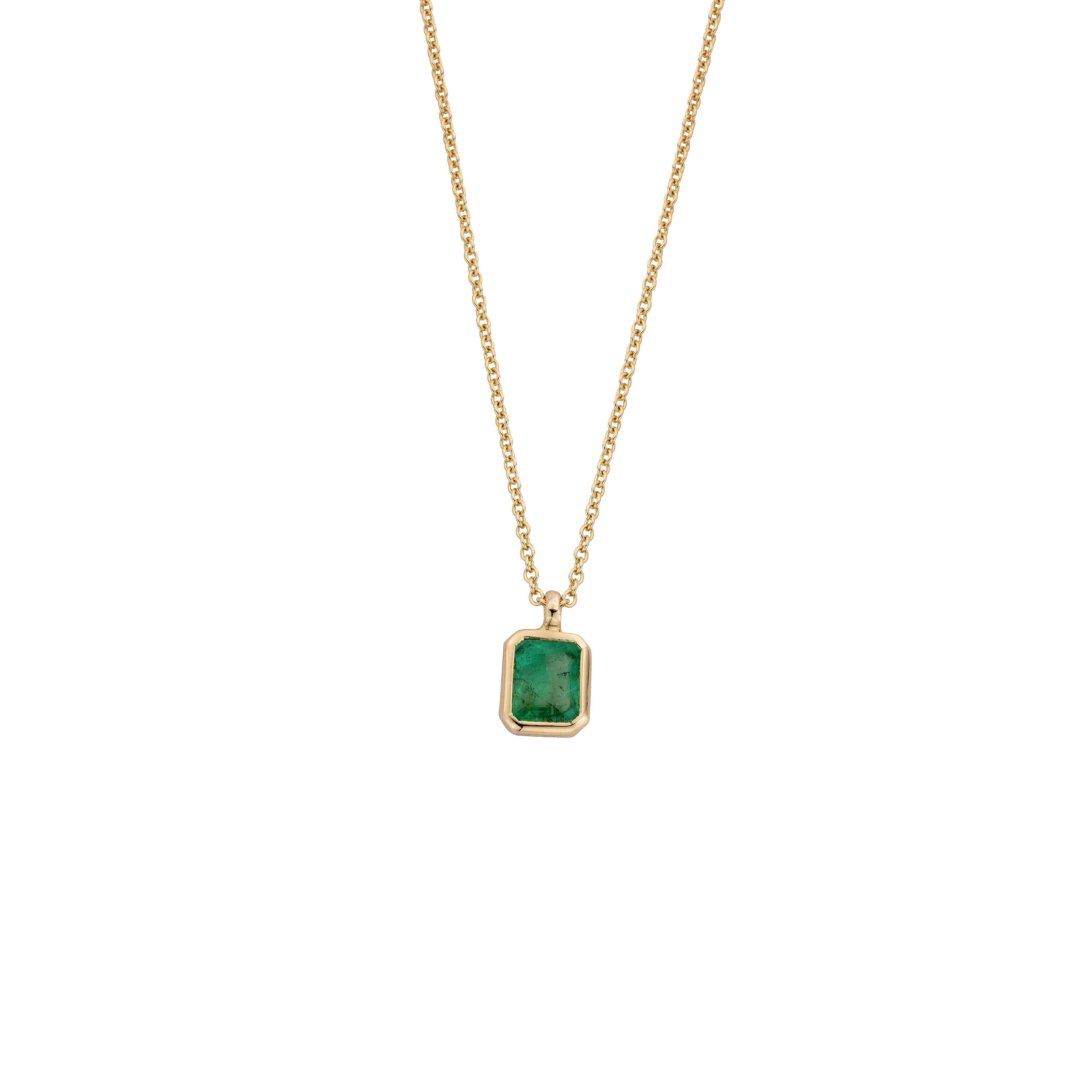 TATIANA Gold Emerald Necklace