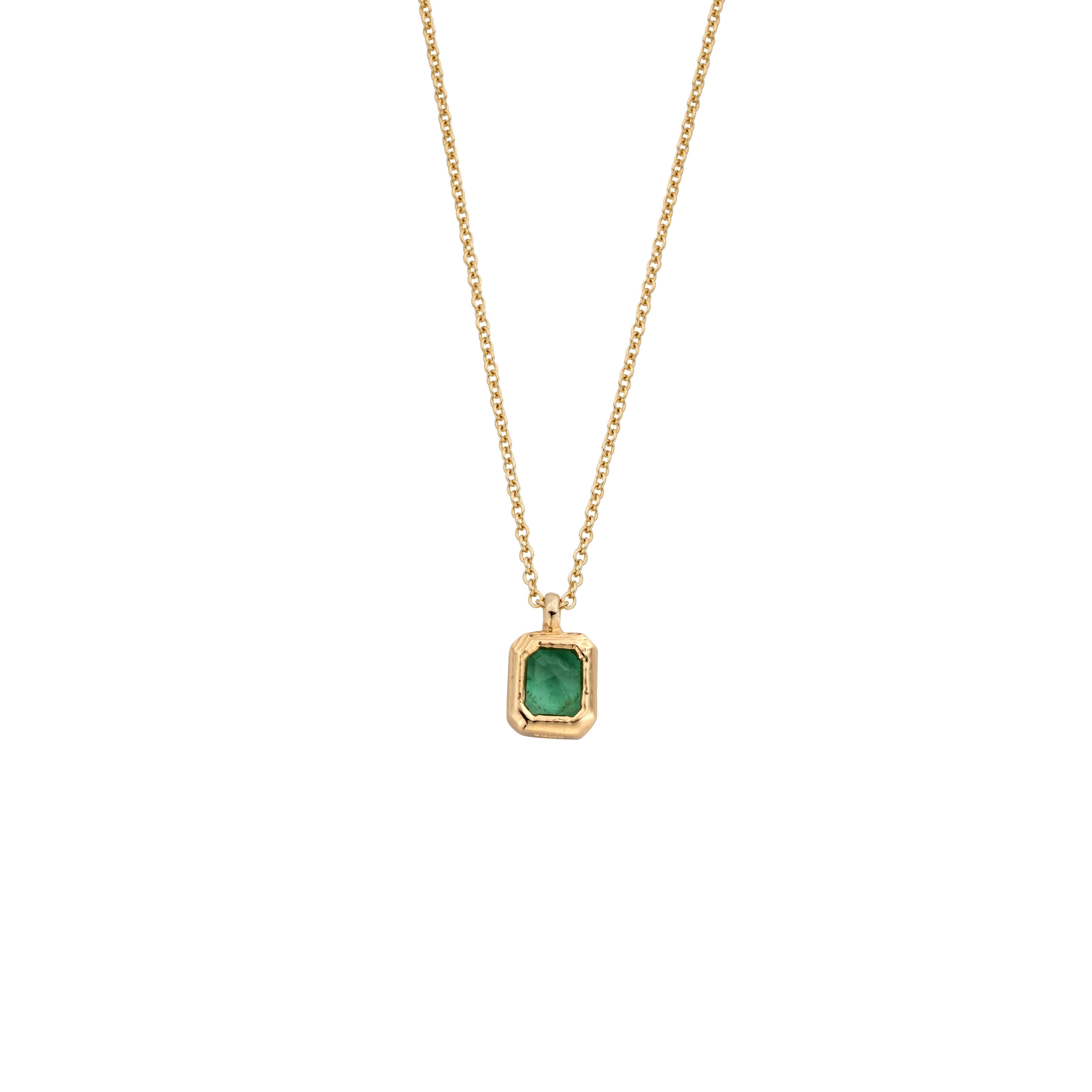 TATIANA Gold Emerald Necklace