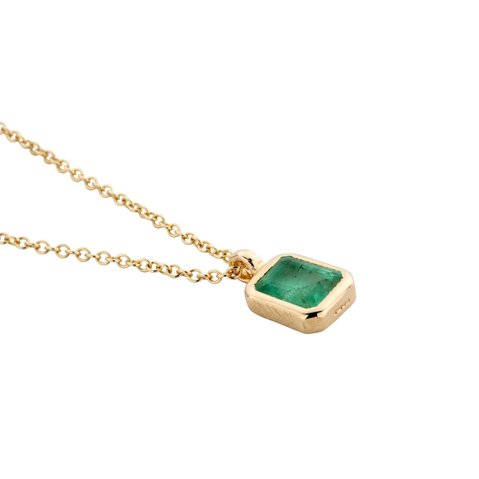 TATIANA Gold Emerald Necklace