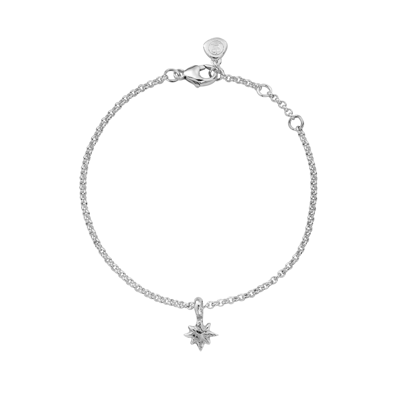 Silver Baby North Star Chain Bracelet