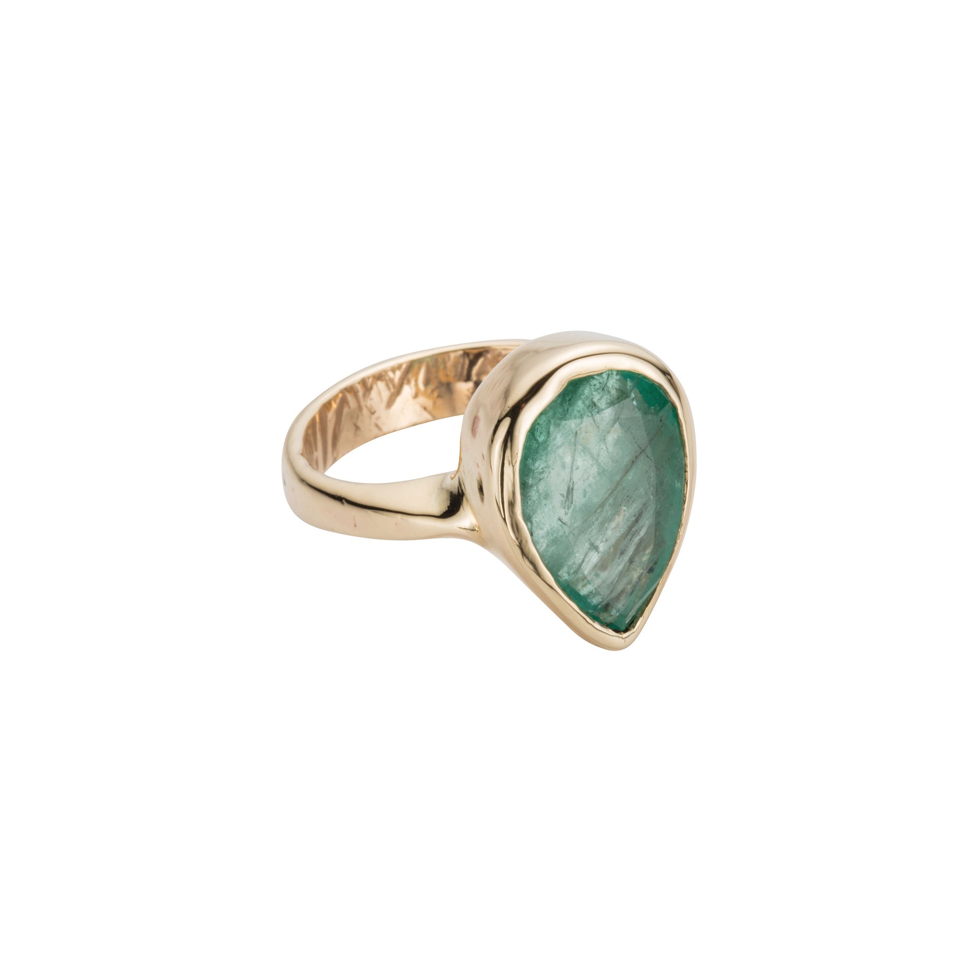 AGATHE Gold Emerald Ring