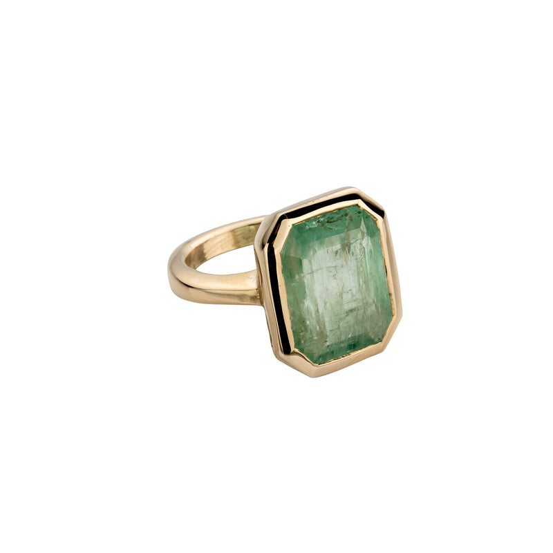 THEIDA Gold Emerald Ring