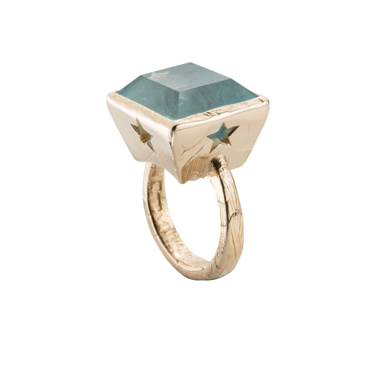 THETIS Aquamarine Gold Ring