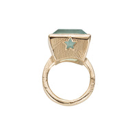 THETIS Aquamarine Gold Ring