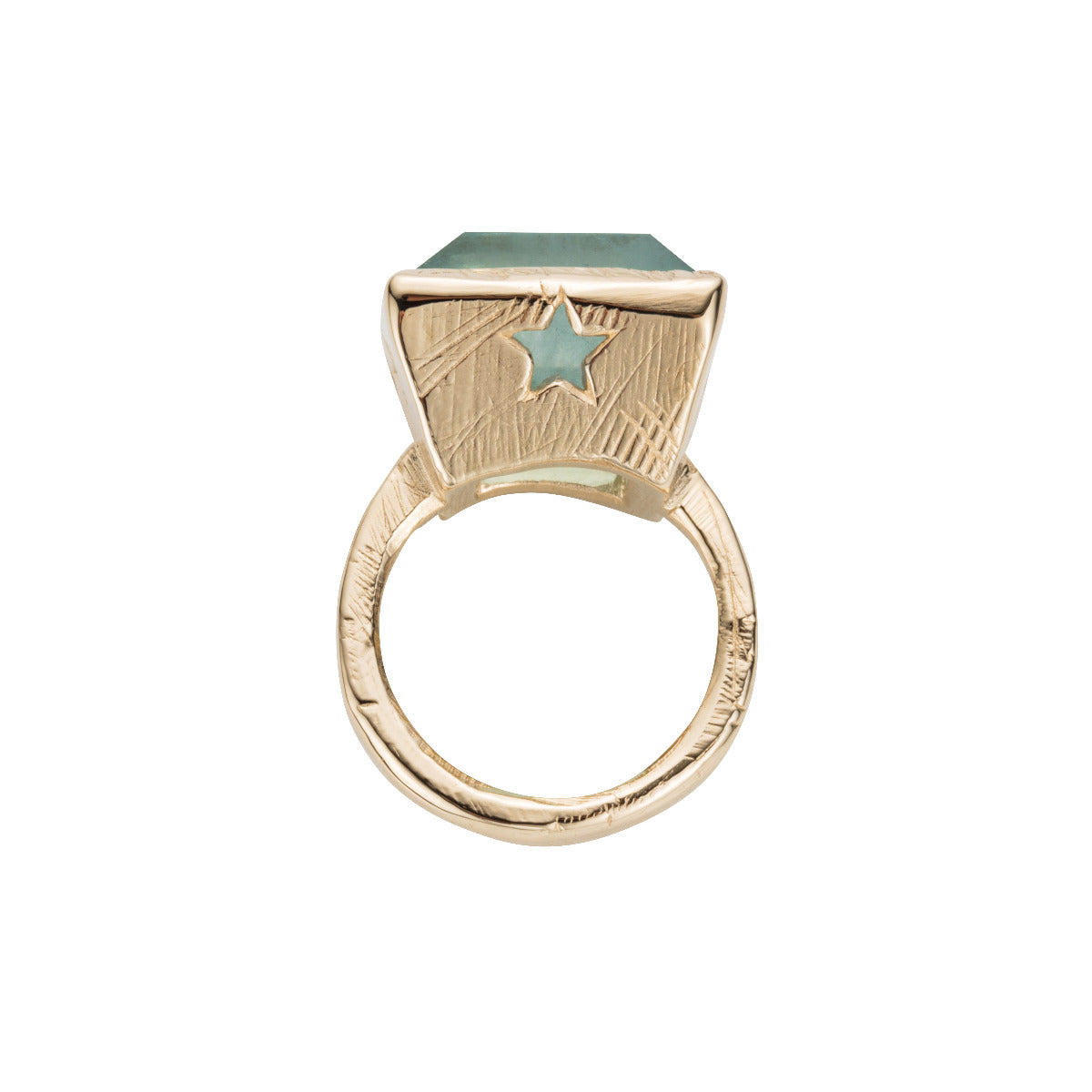 THETIS Aquamarine Gold Ring