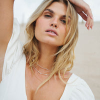 Silver Tiny Trace Chain Necklace