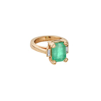 UMA Gold Emerald & Diamond Ring