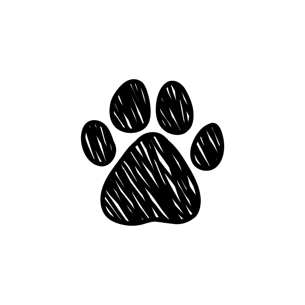 Paw Print Engraving