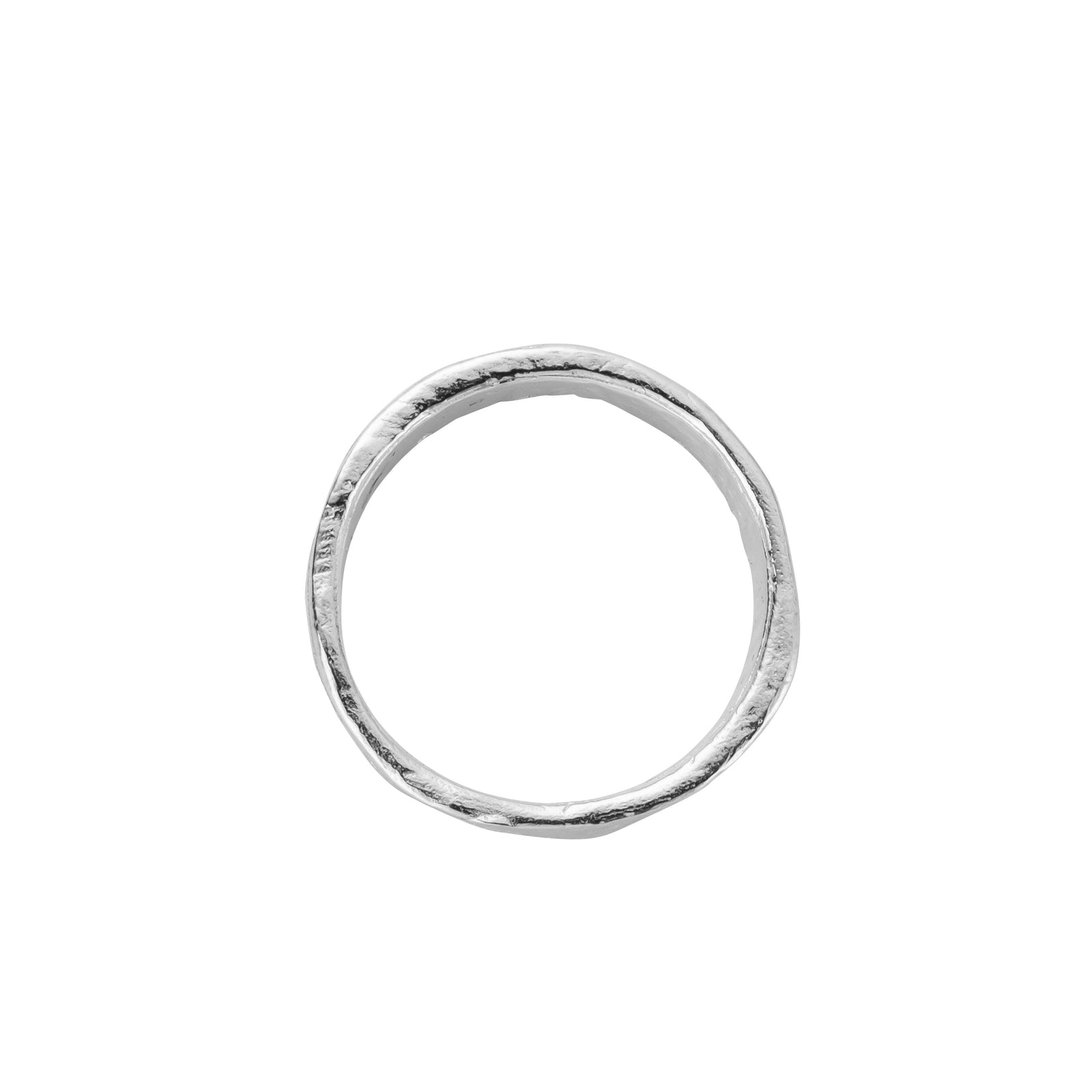 Men's White Gold Midi Posey Ring