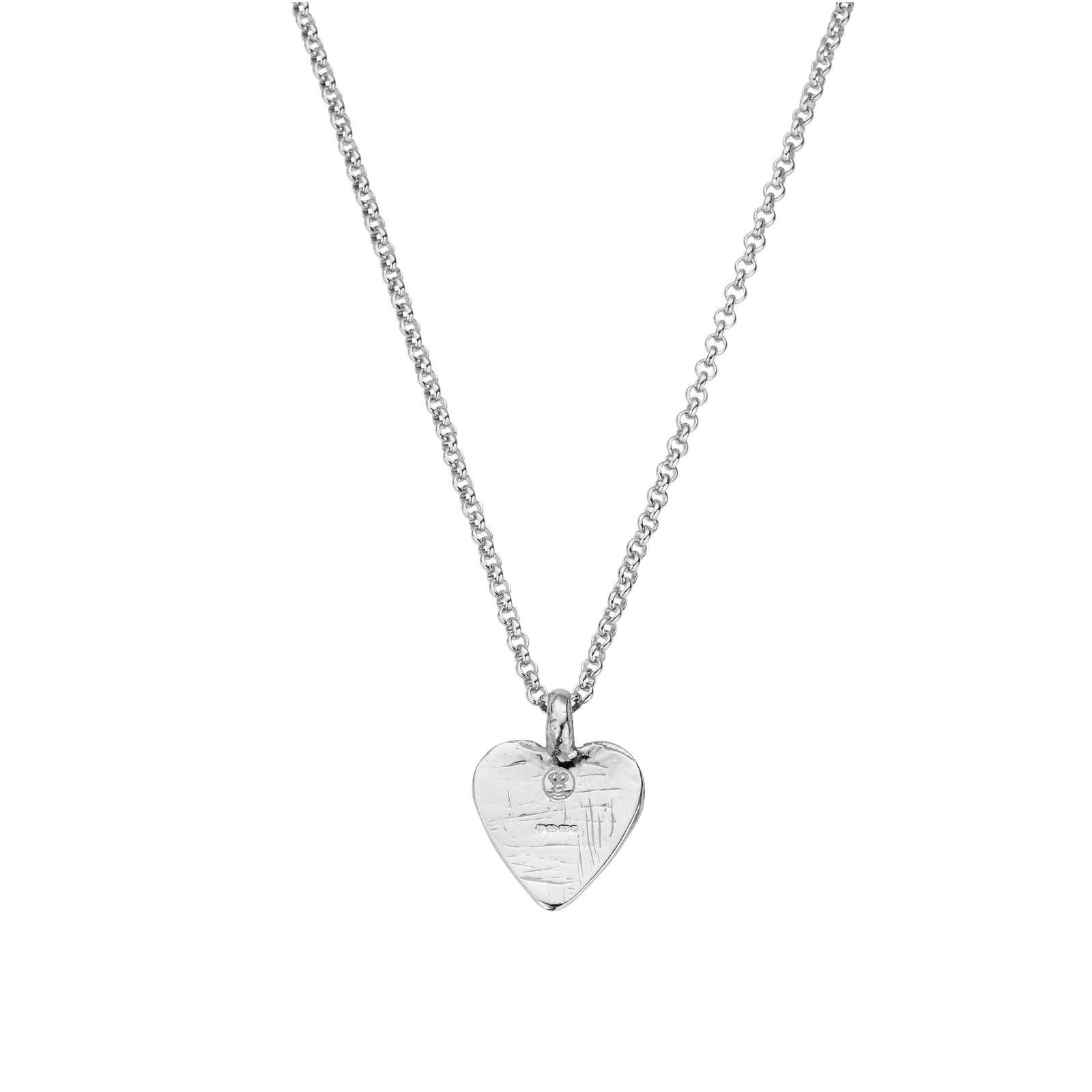 White Gold Medium You Are Loved Necklace