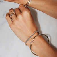 Gold Diamond Tennis Bracelet